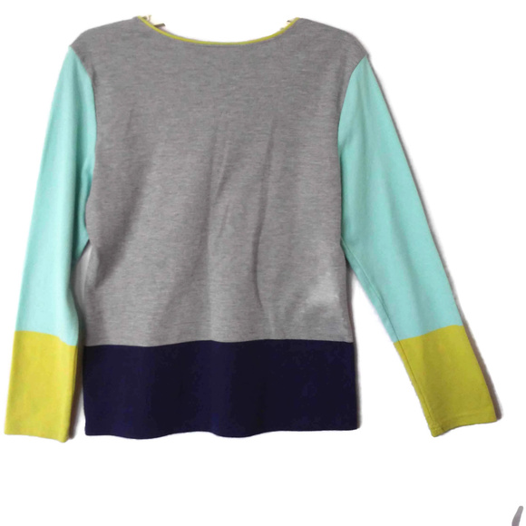 Karen Scott Multi Colorblock Pullover Shirt - Picture 7 of 7